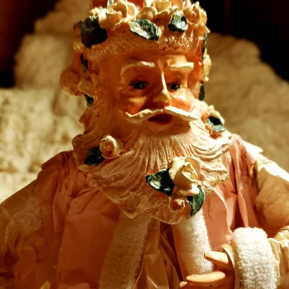 SILVESTRI 14" Santa - Paper Mache Old World Victorian Saint Nick w/Lantern - VTG - Picture 1 of 12
